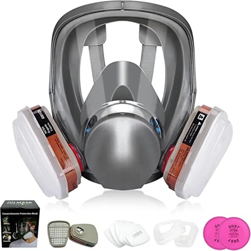 Dust Mask Construction - 6800 maschera antiappannamento, vernice industriale, Spray,